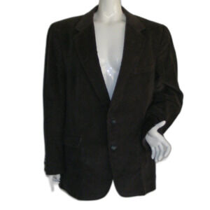 JORDACHE Corduroy Blazer, 46R, Elbow patches, Academia, VINTAGE